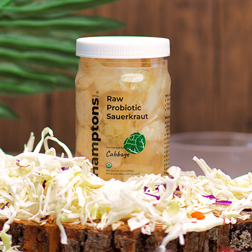 Raw Probiotic Sauerkraut - Cabbage
