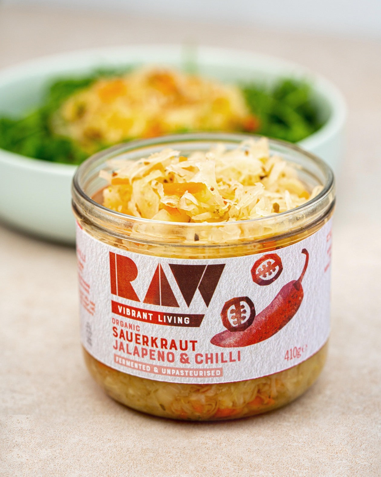 FRESH SAUERKRAUT - JALAPENO & CHILLI