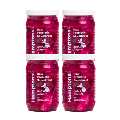 Raw Probiotic Sauerkraut - Beets & Jalapenos