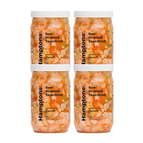 Raw Probiotic Sauerkraut - Carrots