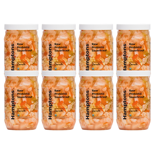 Raw Probiotic Sauerkraut - Carrots