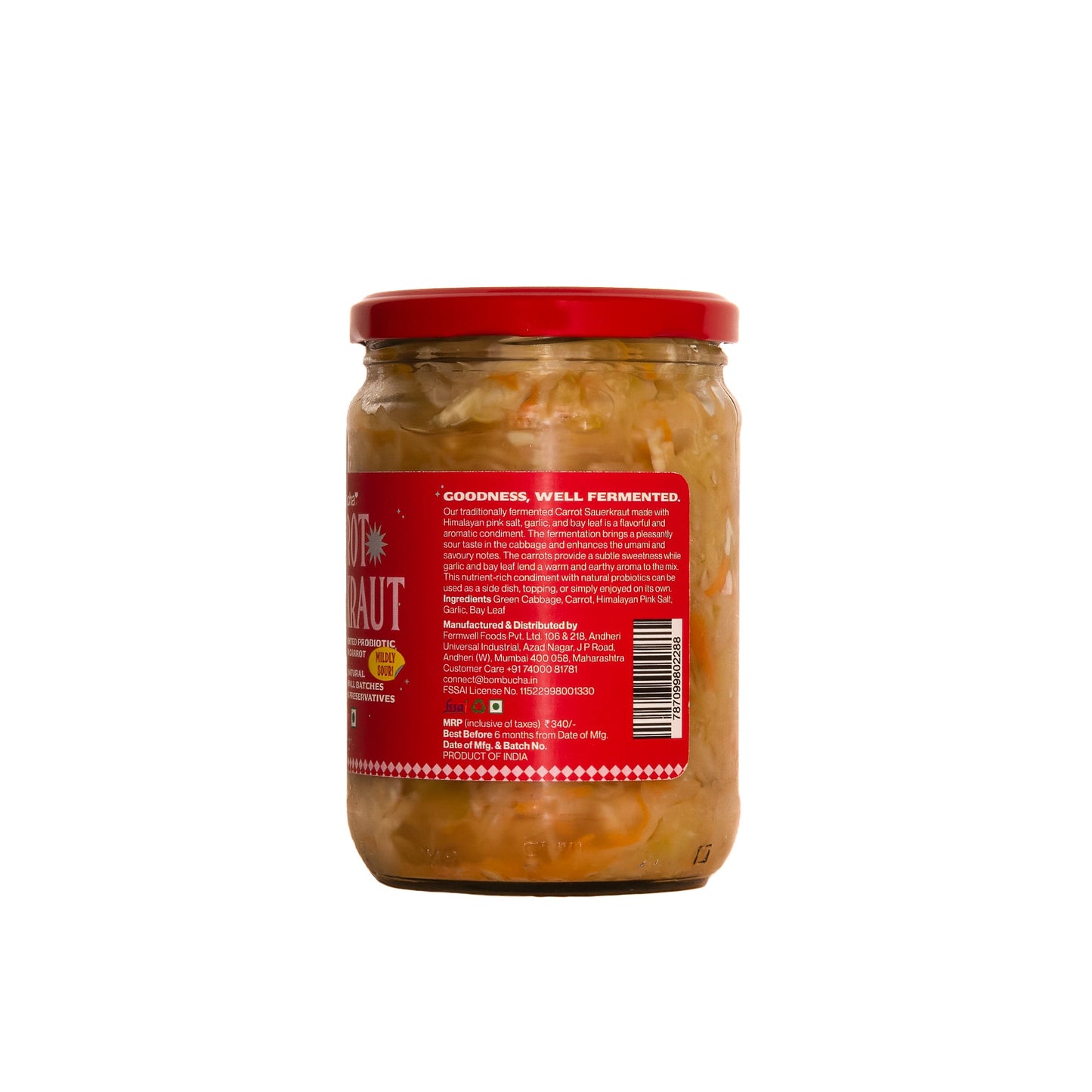Sauerkraut-Carrot & Cabbage  450gm (BLR)