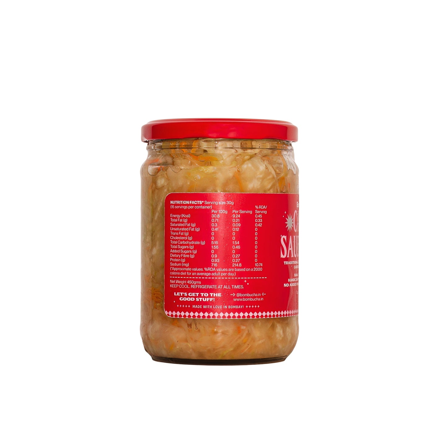 Sauerkraut-Carrot & Cabbage  450gm (CHN)
