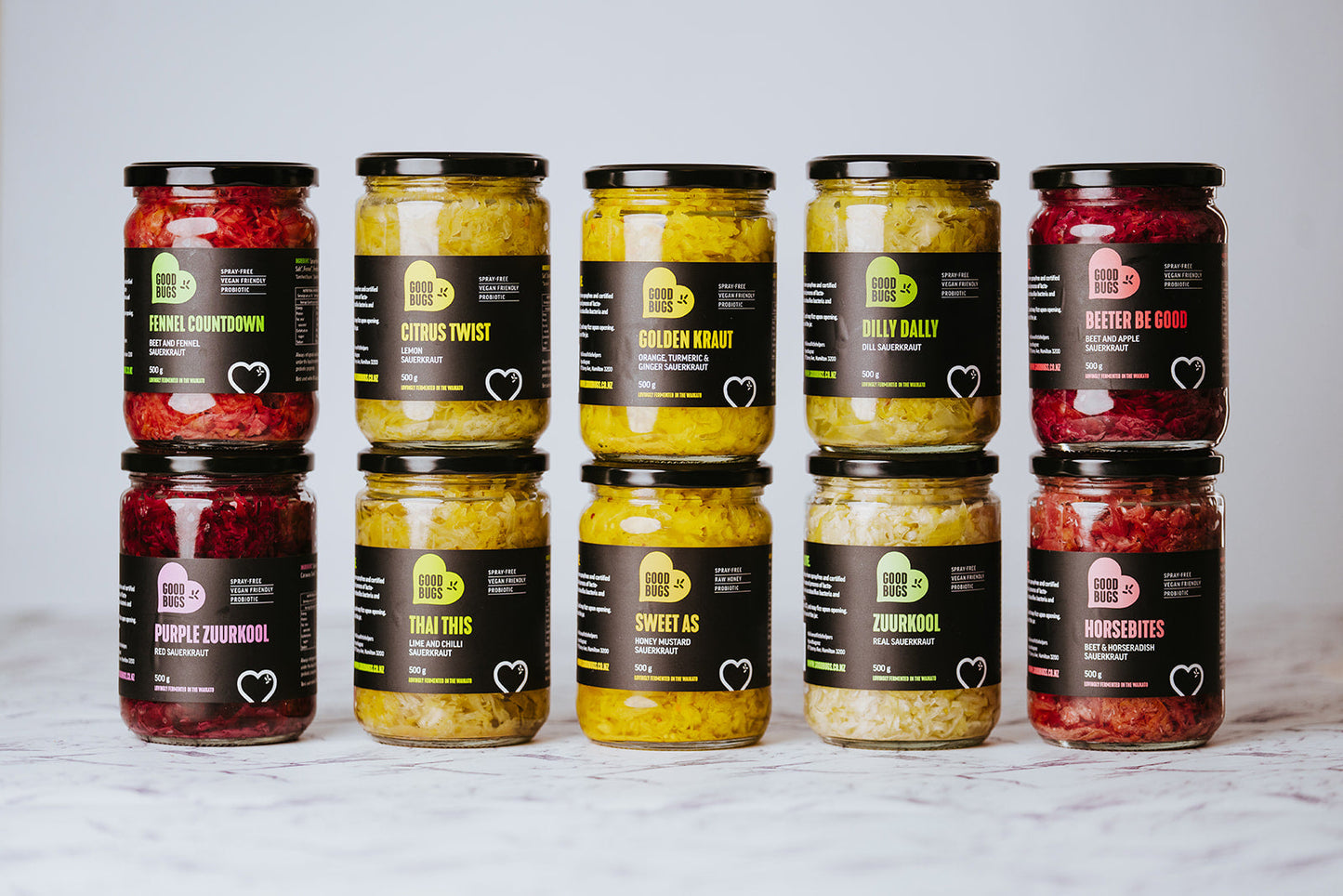Sauerkraut 500g Citrus Twist - Lemon & Coriander