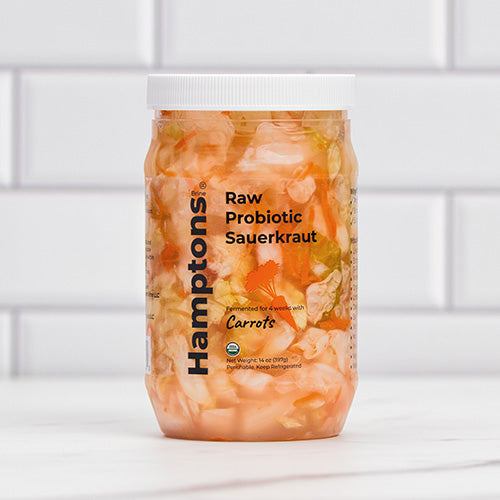 Raw Probiotic Sauerkraut - Carrots