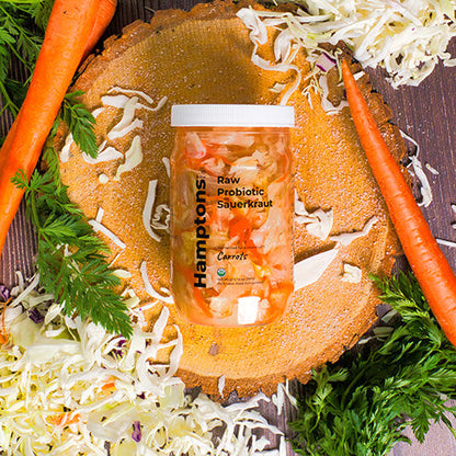 Raw Probiotic Sauerkraut - Carrots