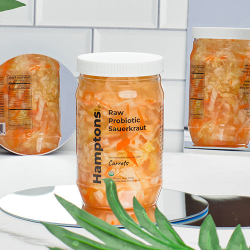 Raw Probiotic Sauerkraut - Carrots