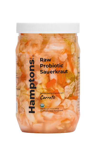 Raw Probiotic Sauerkraut - Carrots