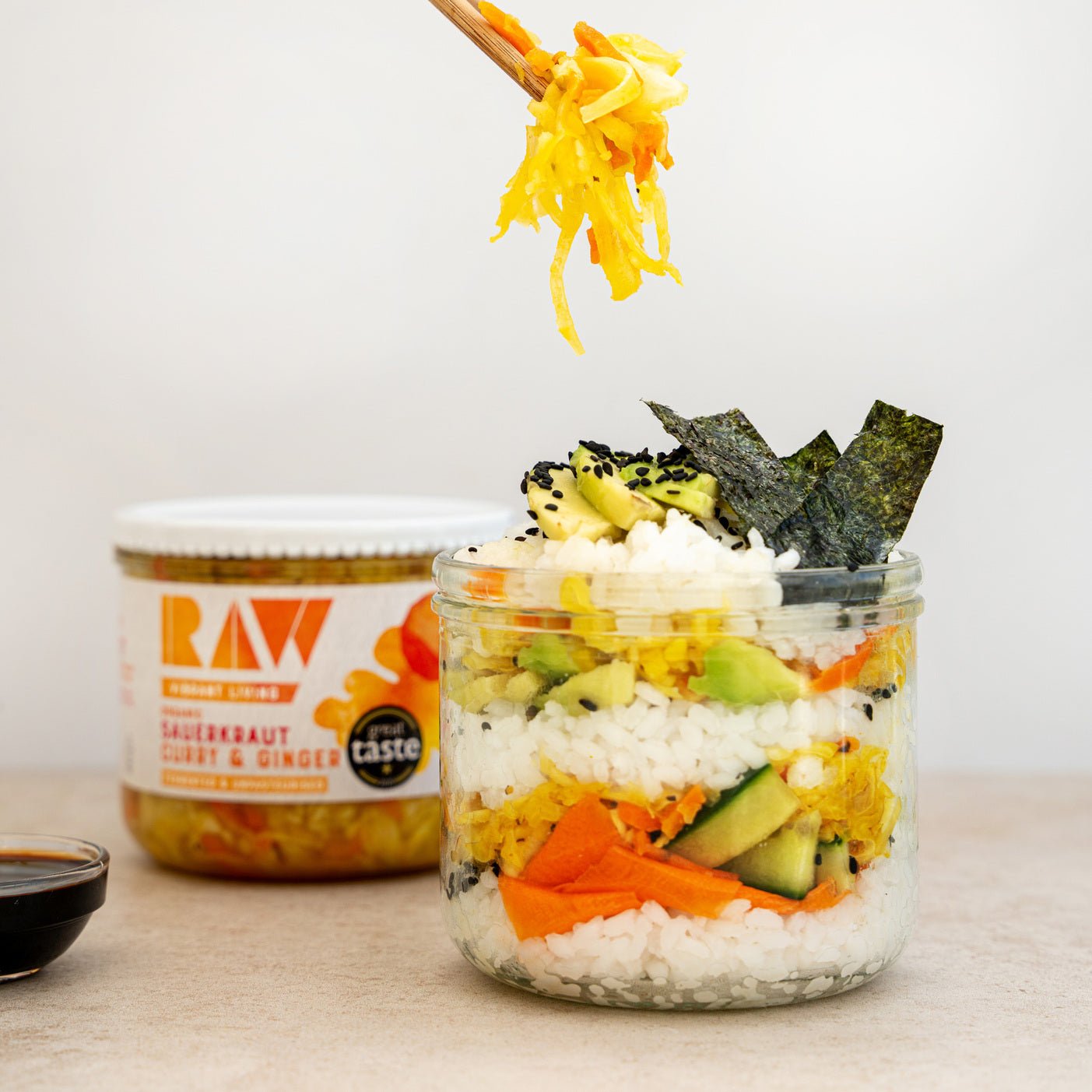 FRESH SAUERKRAUT - CURRY & GINGER